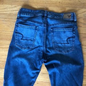 High rise artist flare AE jeans